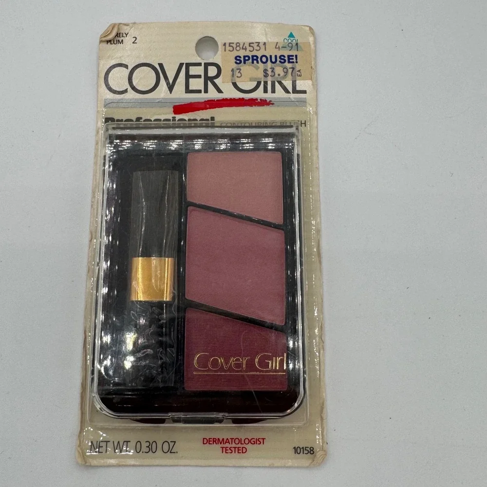 Vintage 1991 Cover Girl Professional Contouring Blush Purely Plum 10158 Noxell